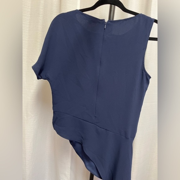 Trina Turk Cheetah 2 Asymmetrical One-Sleeve Top NWT | size medium - Picture 5 of 6